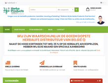 Tablet Screenshot of herba-products.be